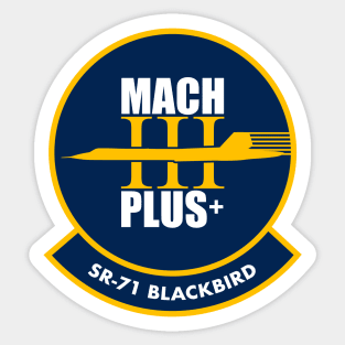 SR-71 Blackbird (Small logo) Sticker